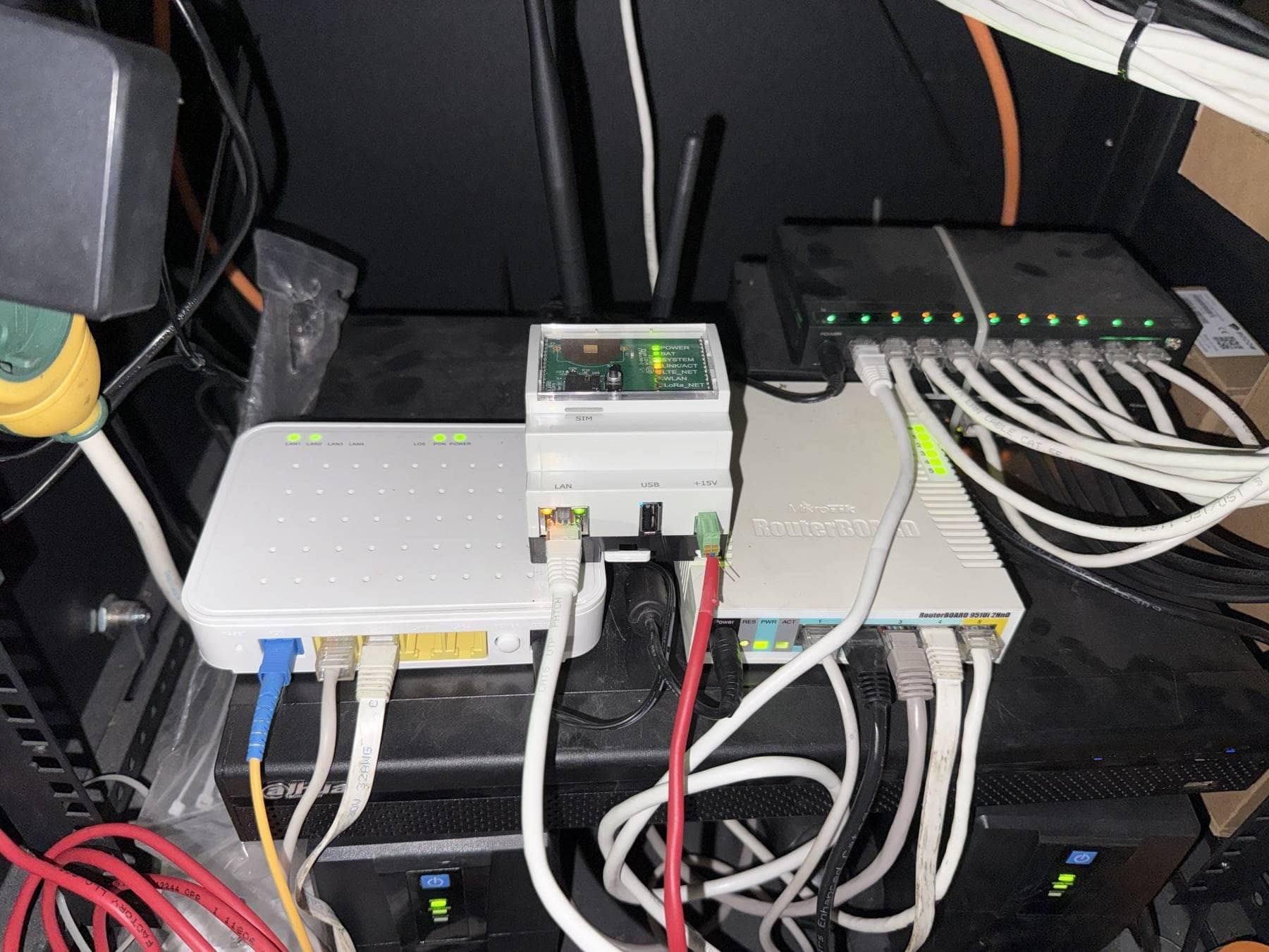 встановлений шлюз Jooby Indoor Gateway LoRaWAN 501 EU